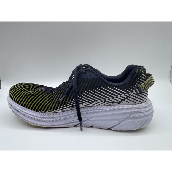 Hoka One Men’s Rincon 2 Road Running Shoes Odyssey Gray White Yellow Size 9 READ - Picture 5 of 16